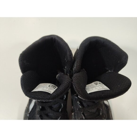 Asics Matflex 6 Wrestling Shoes Kids Youth 4 Boxing Black White Silver 1084A007 - Picture 11 of 12